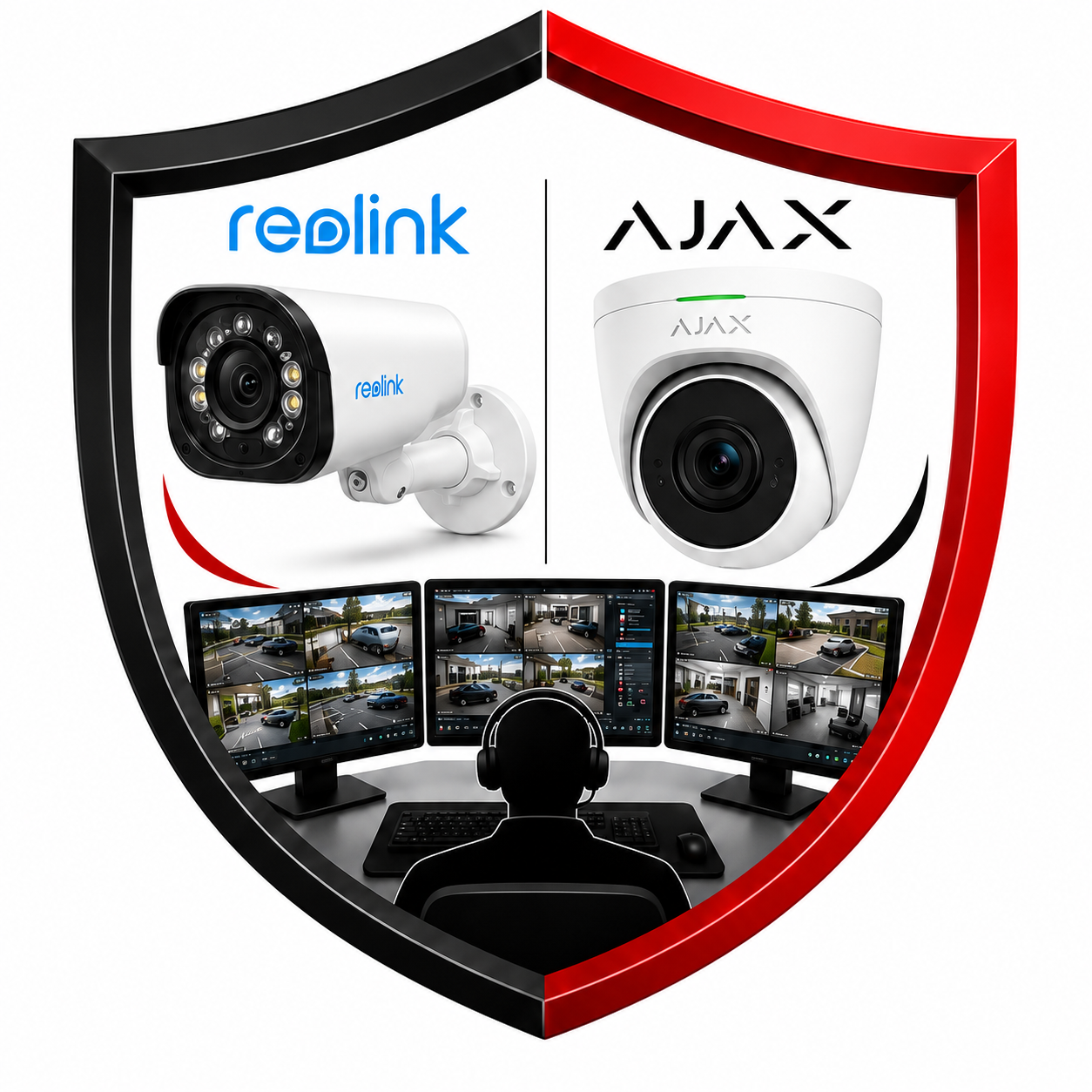 Secured security camera monitoring